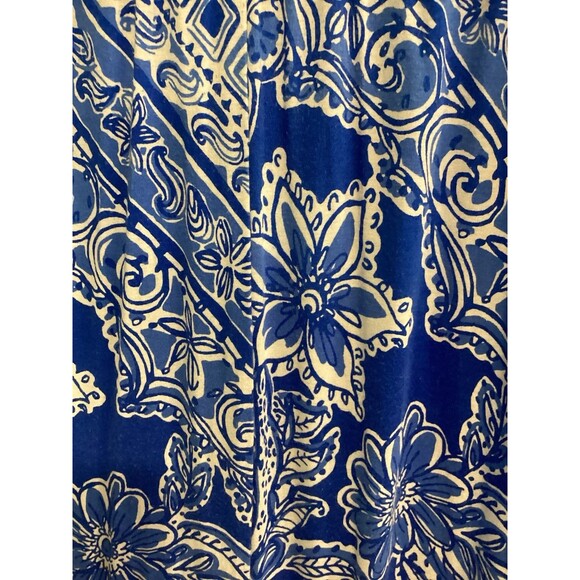 Lilly Pulitzer Marnie Maxi Skirt Blue Crush Stretchy Pull On Sz XS Chinoiserie - Picture 4 of 10